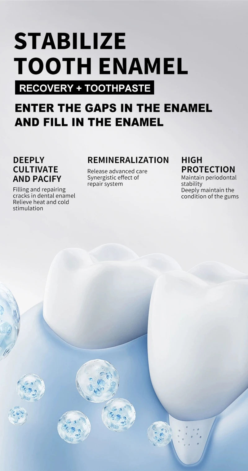Tidesmit 7.5% Hydroxyapatite Probiotic Whitening Toothpaste for enamel repair and fresh breath.
