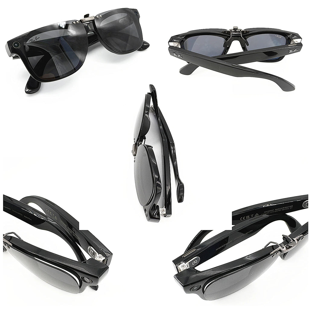 Polarized Clip-on Lenses for Meta Wayfarer 50mm - Anti-Glare Optics Tidesmit