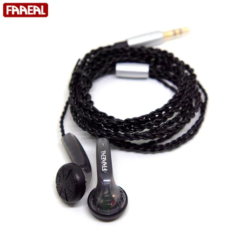 MX500 Wired Earbuds 64 Ohm High-Fidelity Audio By Tidesmit Gray No Mic Tidesmit