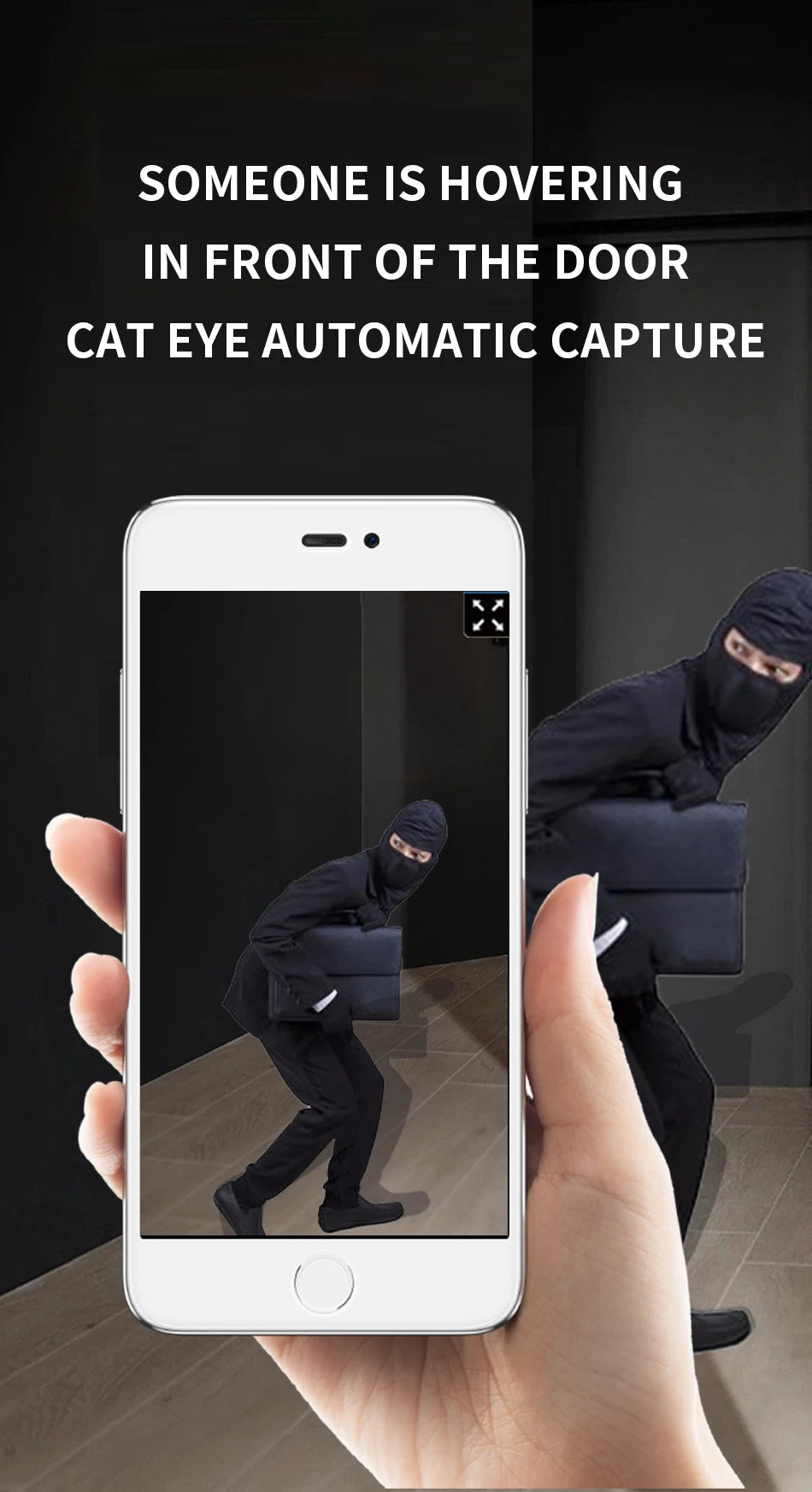 3D Palmar Vein Smart Door Lock Tuya U Smart Go Security Camera Intelligent Biometric Fingerprint And Face Recognition Smart Lock