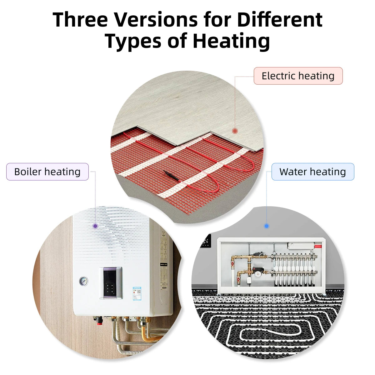 Tuya thermostat wifi smart gas boiler/water electric floor heating controller  temperature remote controller with google alexa