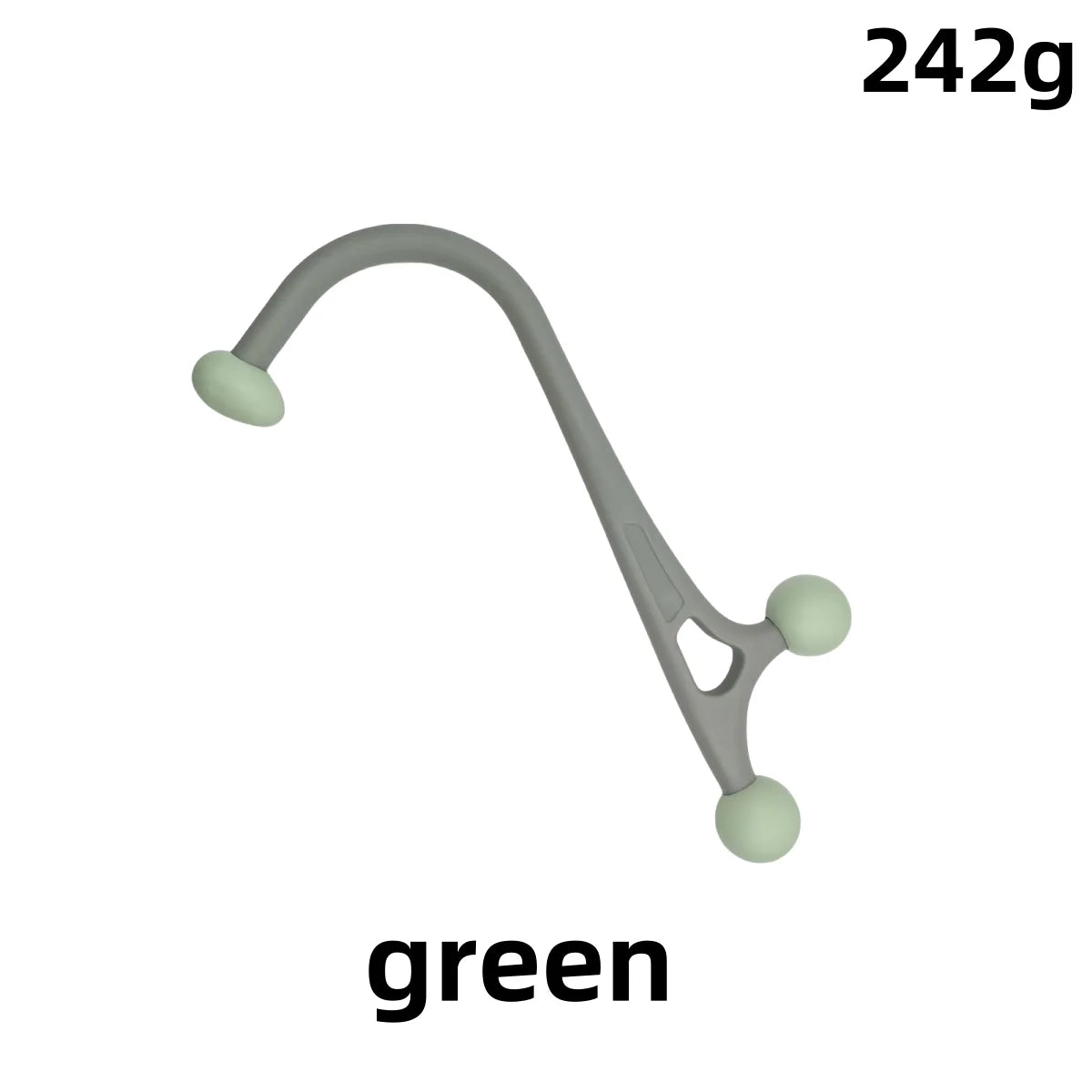 Back Massage Stick for Pain Relief - Ergonomic Deep Tissue Tool Back Massage Instrument GREEN-1PC Tidesmit