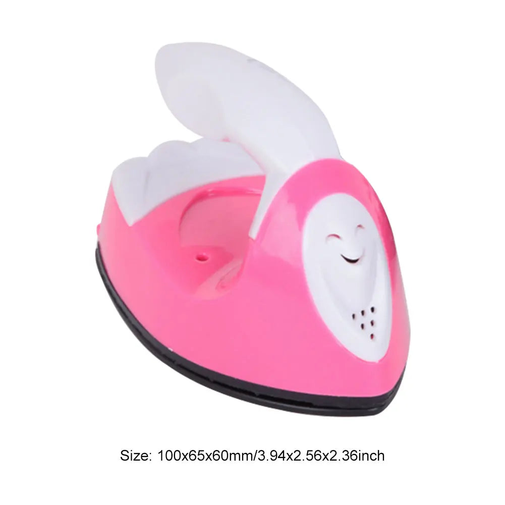 Tidesmit portable mini electric iron showing handheld design for heat transfer crafts and clothing sewing tasks