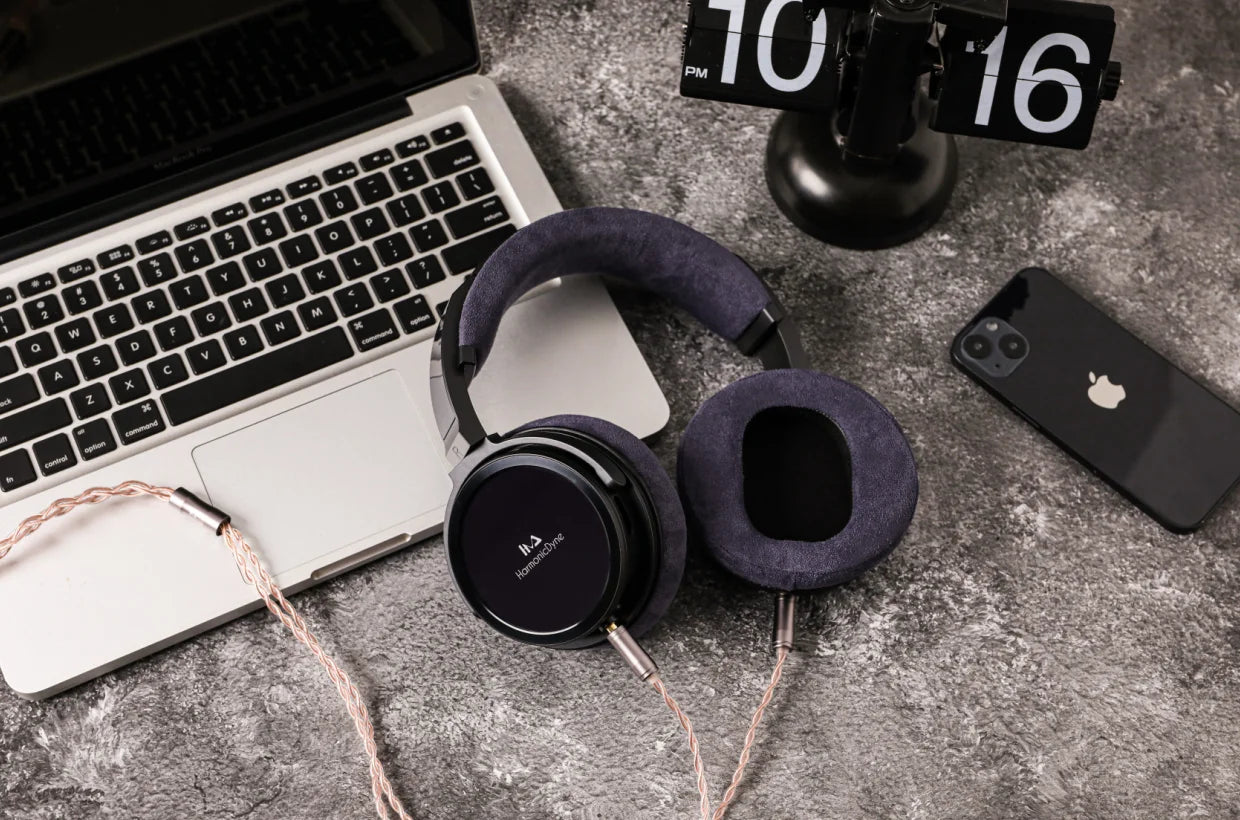 HarmonicDyne Eris Semi-Closed Headphones with 50mm Precision Drivers Tidesmit
