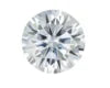 Single round brilliant lab-grown diamond, white sparkle with star-like facets