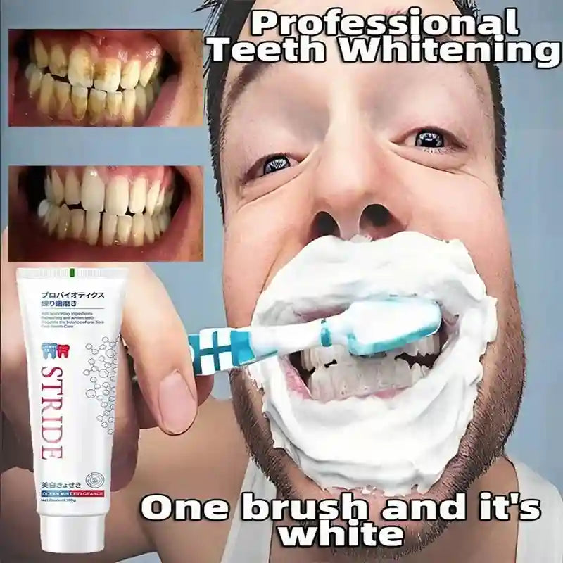 Tidesmit teeth whitening toothpaste for dental calculus removal and periodontitis prevention