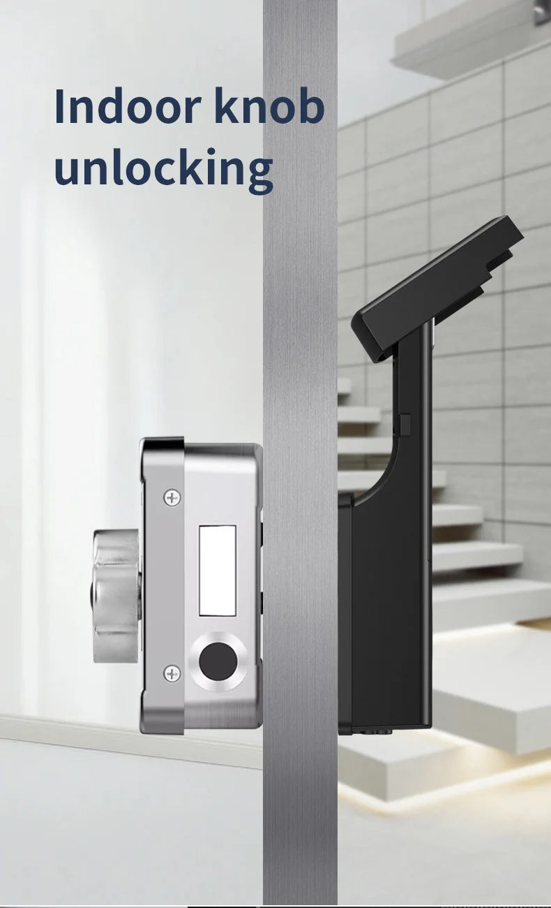Tuya Smart Outdoor Waterproof Door Lock with Face Recognition Video Intercom RFID Card Password Electronic Lock for Iron Door
