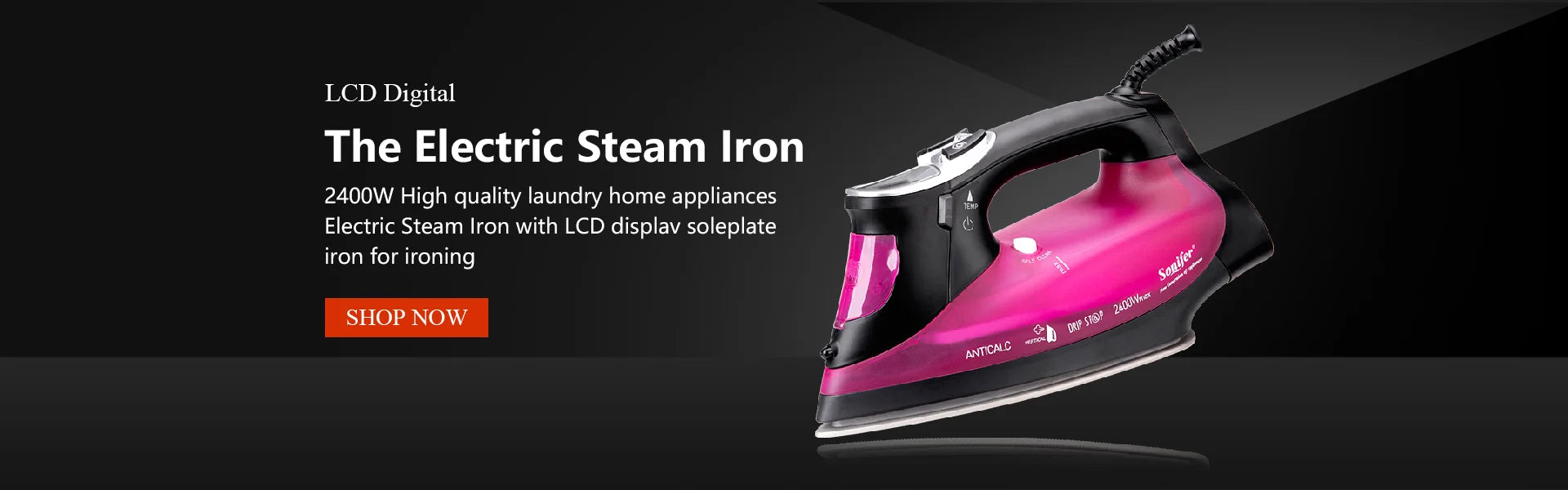 Tidesmit portable mini garment steamer featuring an adjustable ceramic soleplate for precision clothing ironing