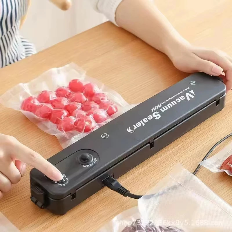 Food Sealing Machine Vacuum Sealing Machine Portable Automatic Packaging Machine Kitchen Helper Keep Food Fresh 220V For Home