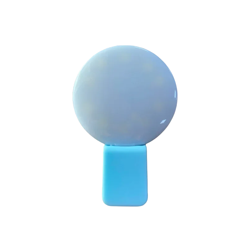 LED Selfie Ring Light – Adjustable Phone Lamp for Content Creation Blue-MinIQ Tidesmit