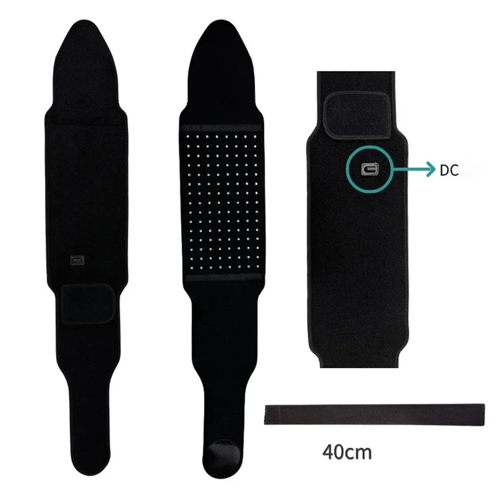 NEW Red ＆Infrared Light Therapy Belt 850nm 660nm LED Beauty Devices fo Wrap Burn Fat Face Wrap Slimming Waist Heat Pad Full Body