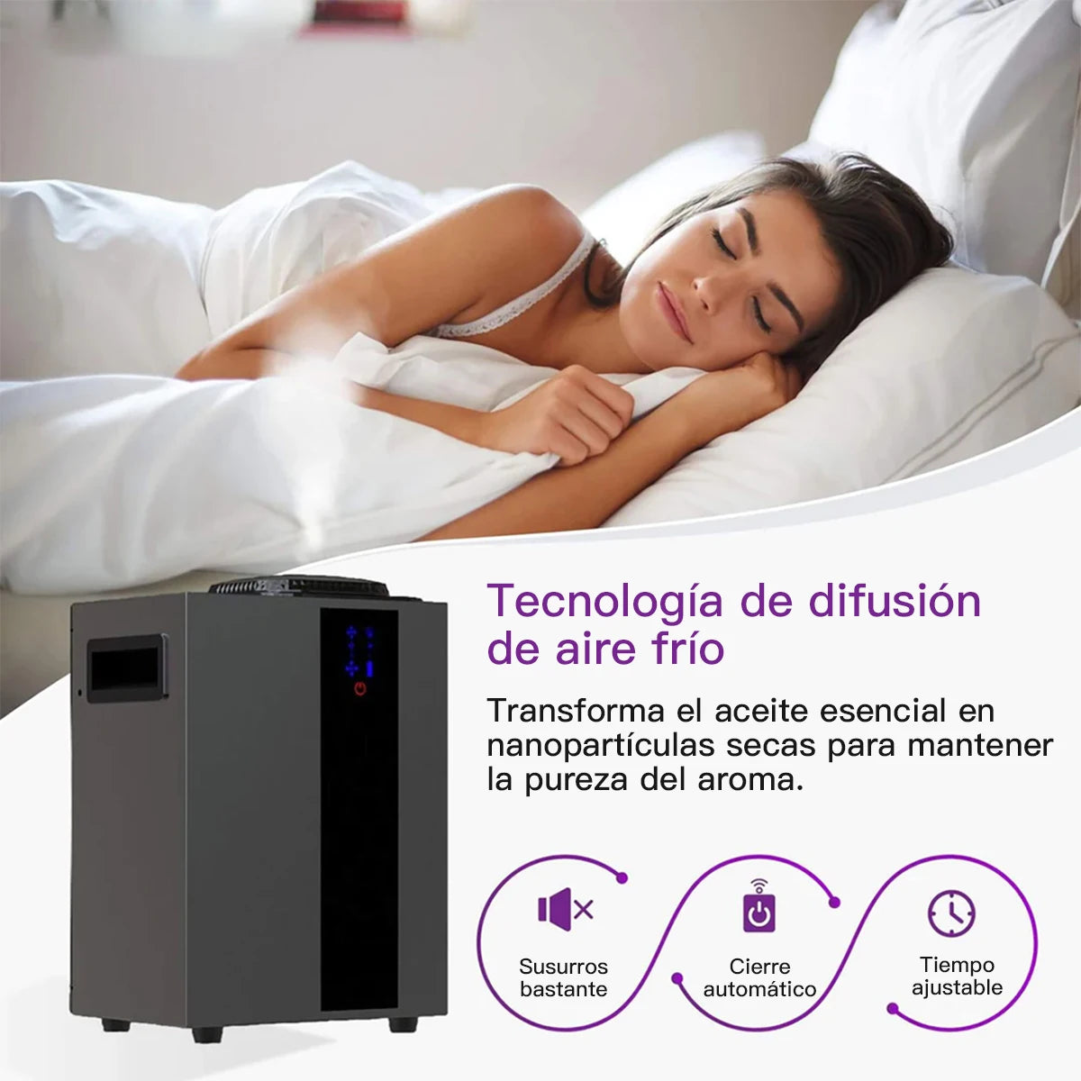 NAMSTE HVAC Essential Oil Aroma Diffuser Bluetooth Wifi Diffuser Aroma Professional Fragrance Scent Home Appliance Air Freshener