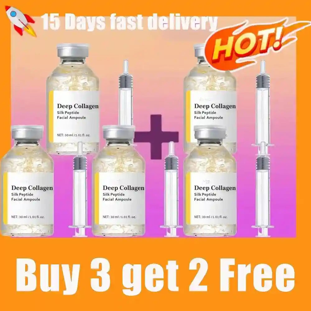 Tidesmit Silk Peptide Intensive Lifting Ampoule anti-aging serum with collagen and 30 peptide complex for firm skin