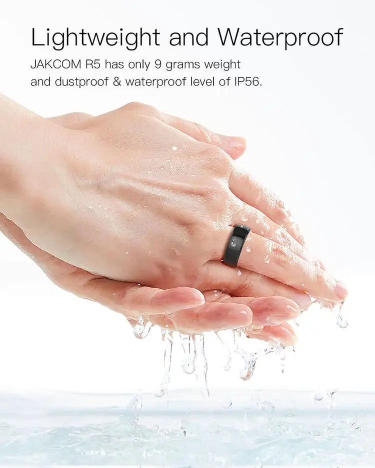 Smart Health Ring with NFC & Biometric Sensor | Tidesmit Tidesmit