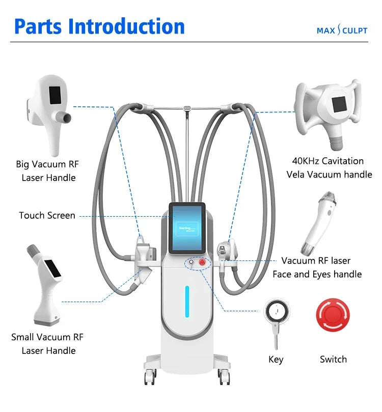 Vacuum Body Shaping Machine for Cellulite Reduction and Skin Lifting Body Shaping Massage Equipment Tidesmit