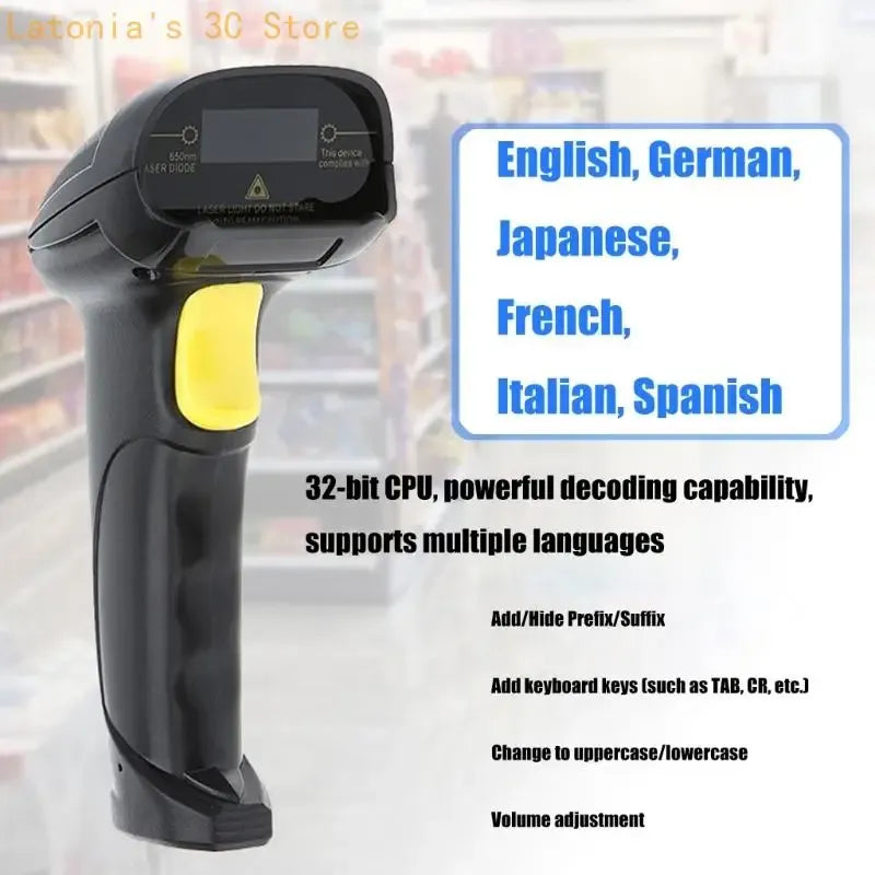 Barcode Scanner Barcode Reader Corded Barcode Reader Support For Local Warehouse Products Scannning Accessories X3UB