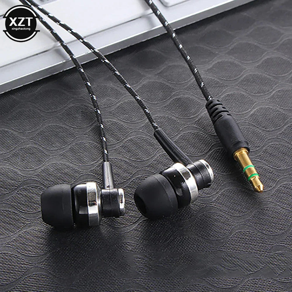 Wired In-Ear Headphones with Mic, Durable Nylon Cable | Tidesmit Tidesmit