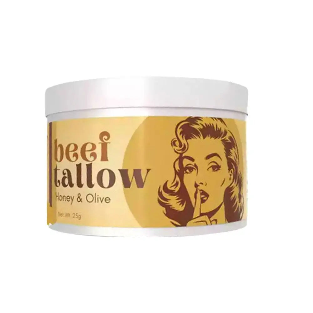 Beef Tallow, Beef Tallow for Skin, Tallow Face Moisturizer, 100% Unscented Organic Grass Fed Finished Whipped Tallow Face Cream