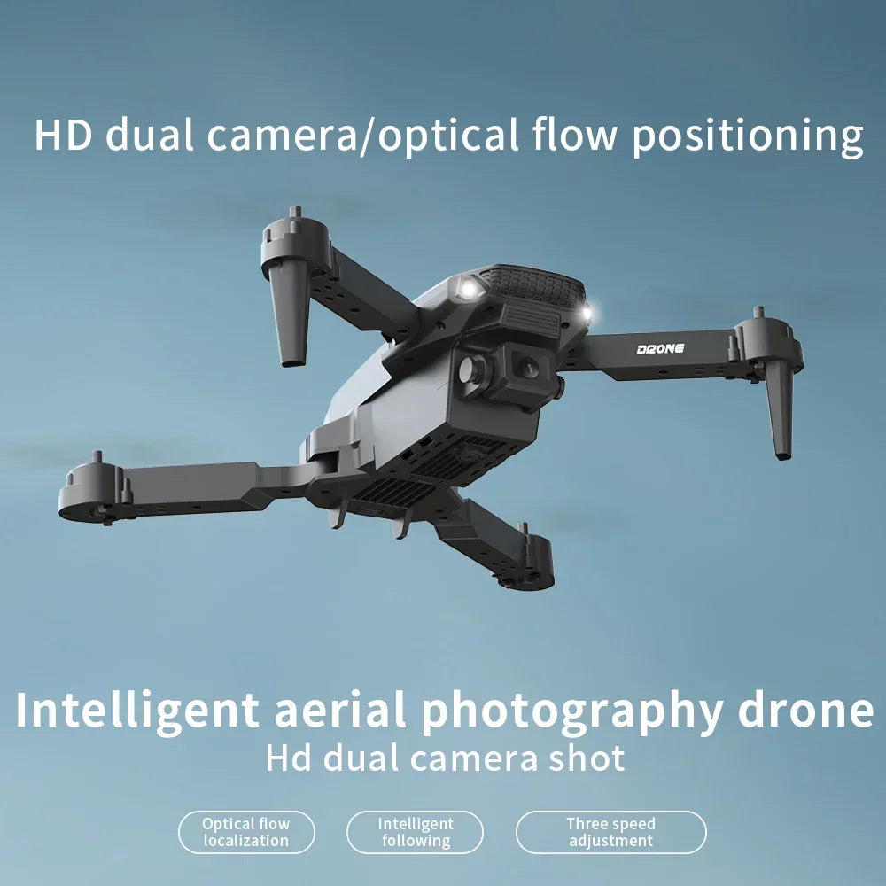 4K Foldable Camera Drone with Dual HD Lenses - Tidesmit Tidesmit
