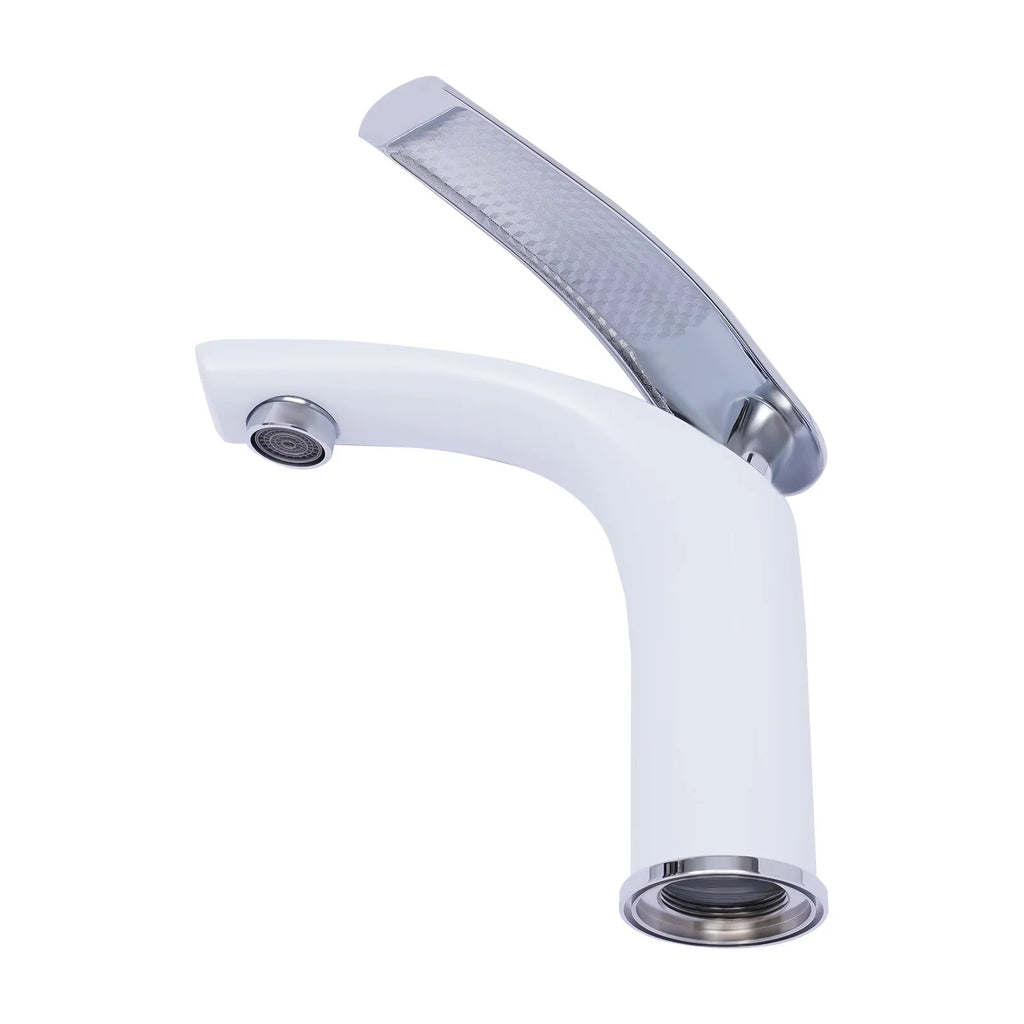 Bathroom Faucet, Kitchen Sink Faucet with Single Handle, Ceramic Cartridge for Precise Temperature Control, Brass Construction