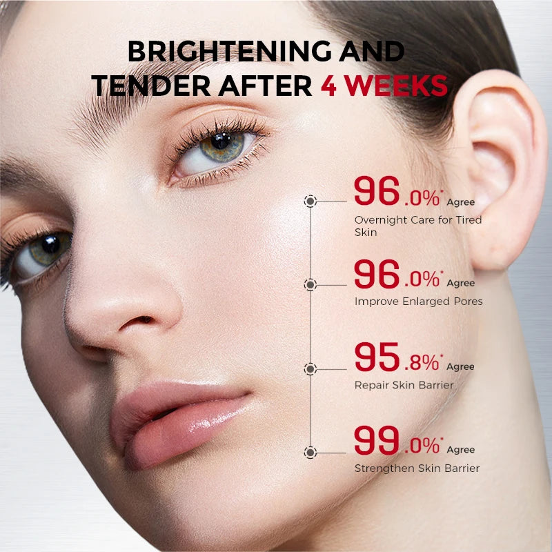 120G NING Overnight Repair Face Mask Astaxanthin Organic Antioxidant DNA Repair Niacinamide Brightening Anti-Aging Hydrating