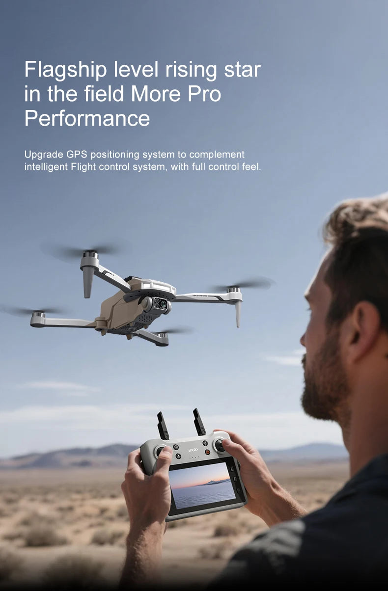 Tidesmit 4K GPS Foldable Camera Drone with Obstacle Avoidance Tidesmit