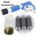 Pneumatic Shockwave Therapy Machine Bullets – Replacement Tips Fascia Gun 5 Pc Tidesmit