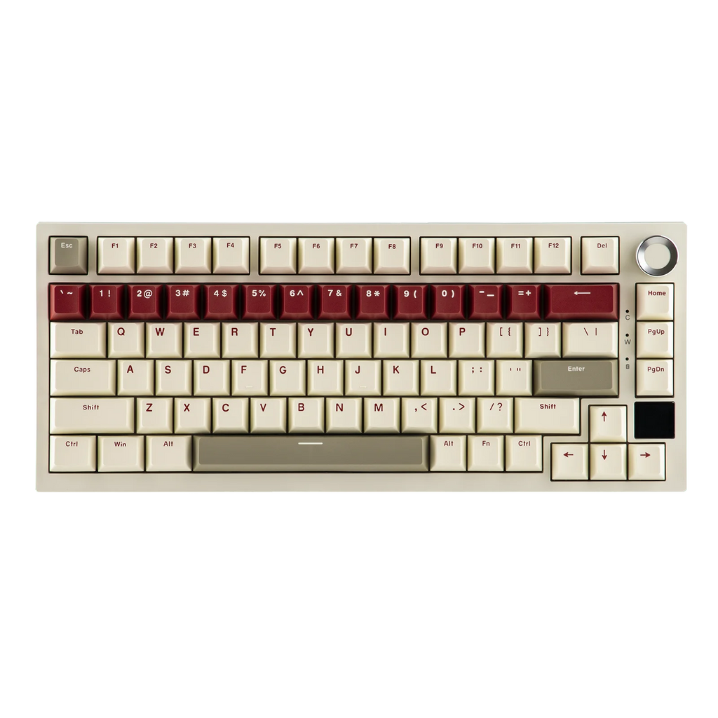 Ajazz AK820 Pro 75% Gasket-mounted Wired/Bluetooth 5.1/2.4G Wireless Mechanical Keyboard with TFT Screen for Win/Mac