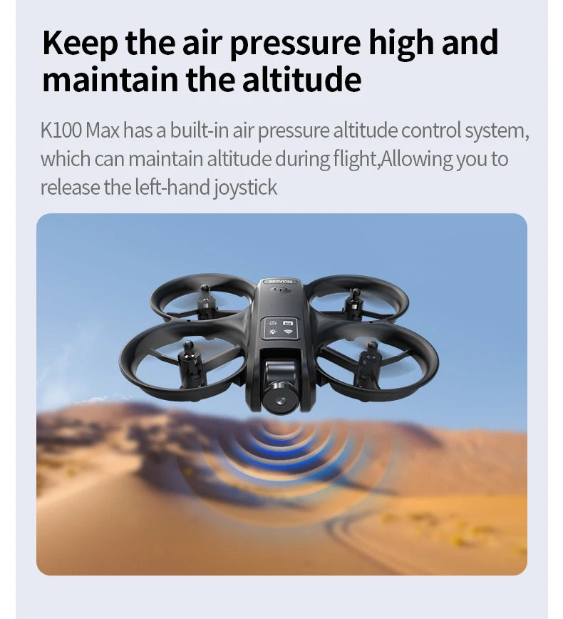 Mini Foldable Camera Drone with 4K Video - Compact Beginner Quadcopter Tidesmit