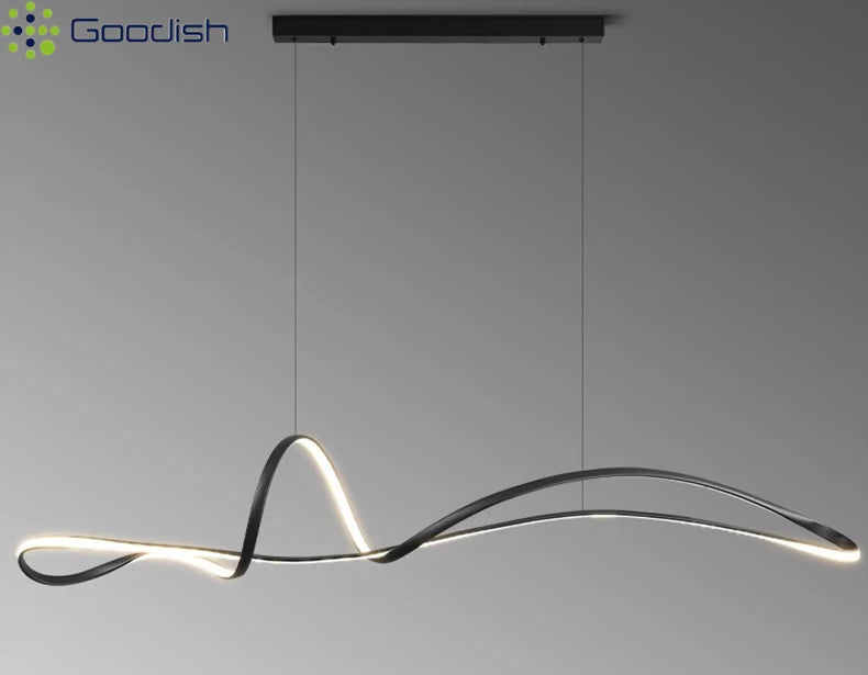 Modern 150cm LED Ring Light - Adjustable Dimmable Pendant for Creators Tidesmit
