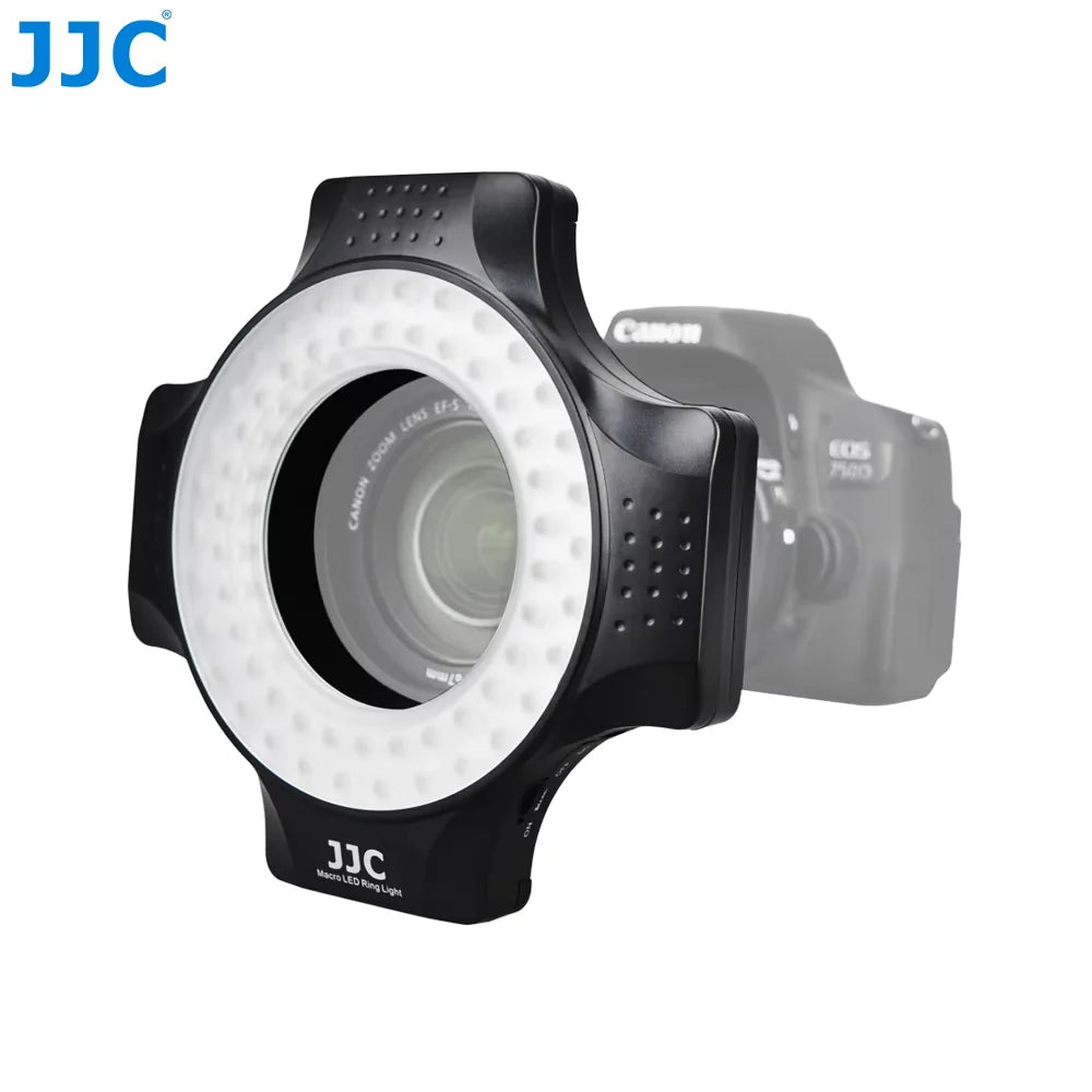 Macro LED Ring Flash for DSLR with 6 Adapter Rings Default Title Tidesmit
