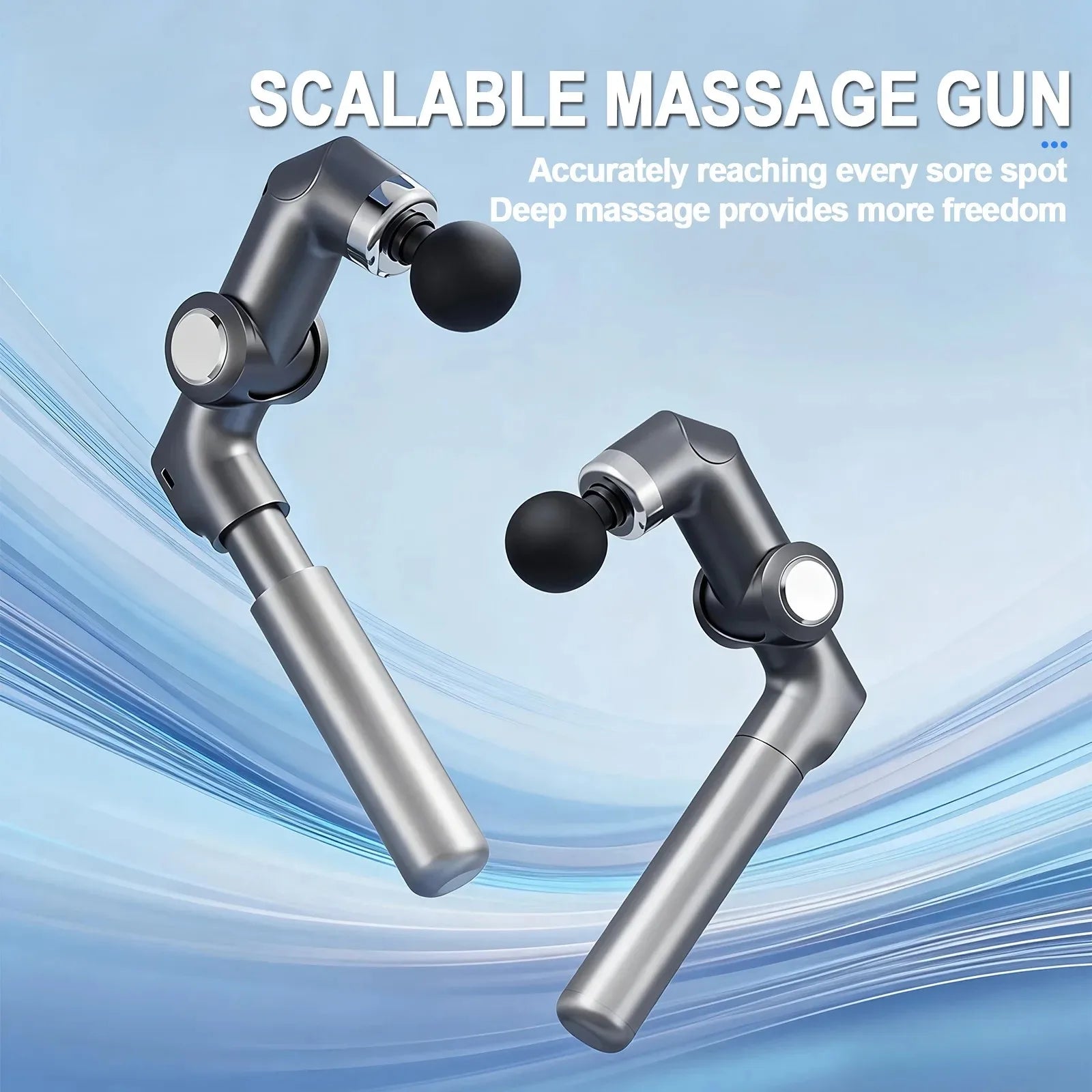 Electric Massager for Deep Tissue Muscle Relief - Tidesmit Wellness Back Massage Instrument Tidesmit