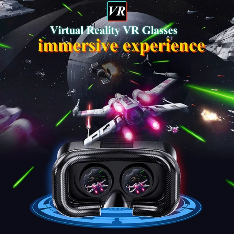 4K VR Headset for Smartphones: Immersive 3D Mobile Glasses Tidesmit