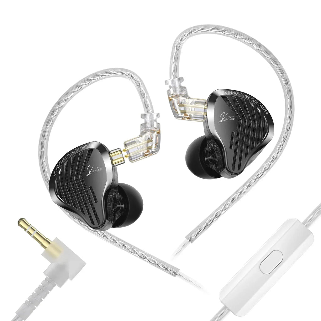 Wired Metal HiFi Bass Earbuds with Mic by Tidesmit - 3.5mm & Type-C 3.5mm Mic Tidesmit