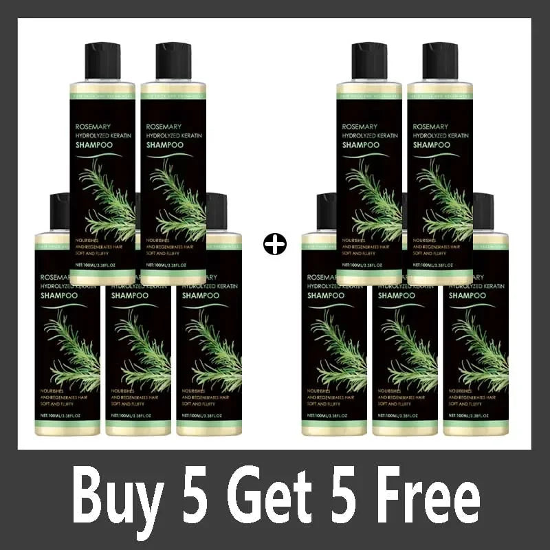 Rosemary Shampoo For Hair Thickness-Volumizing Strengthening-Hydrates Reduces Breakage-Sulfate-Free For Fuller Looking Hair