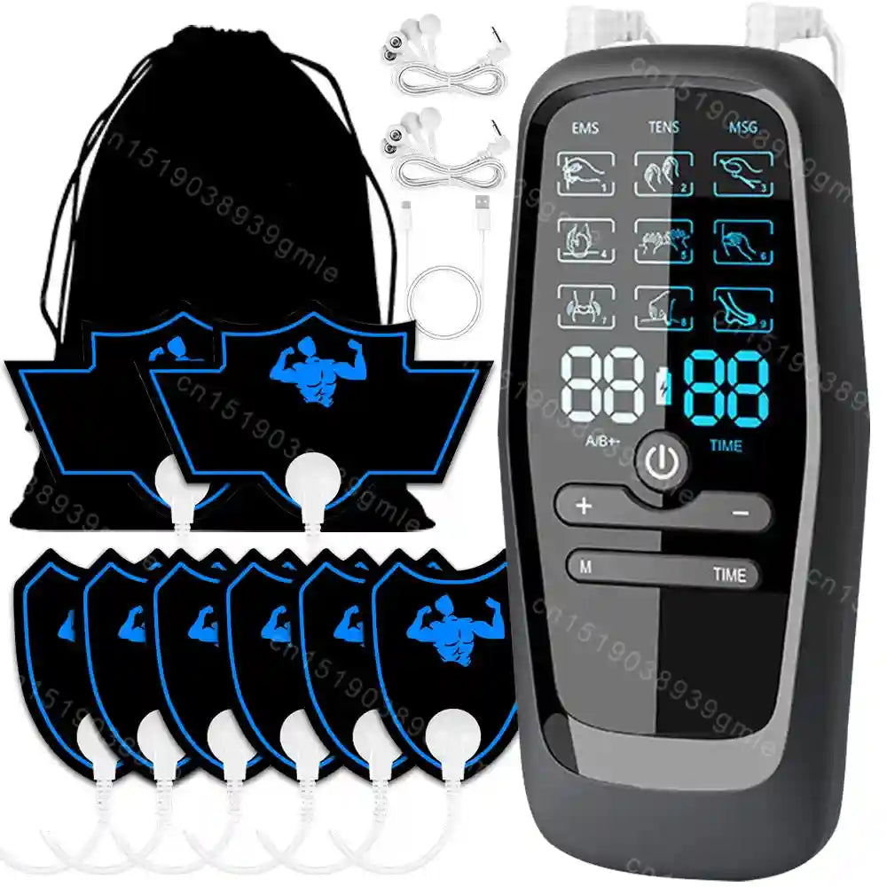 Electric EMS Muscle Stimulator: Portable Deep Tissue Recovery Device Massage Roller Tidesmit