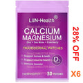 30 Patches Calcium Magnesium Zinc Transdermal Patches with Vitamin D3 for Bone, Muscles, Calm Mood