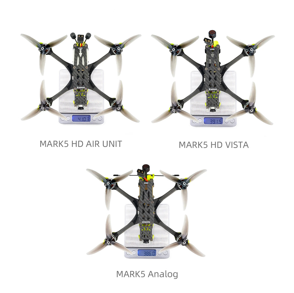 GEPRC MARK5 Analog FPV Drone 5-Inch 6S Freestyle Quadcopter Tidesmit