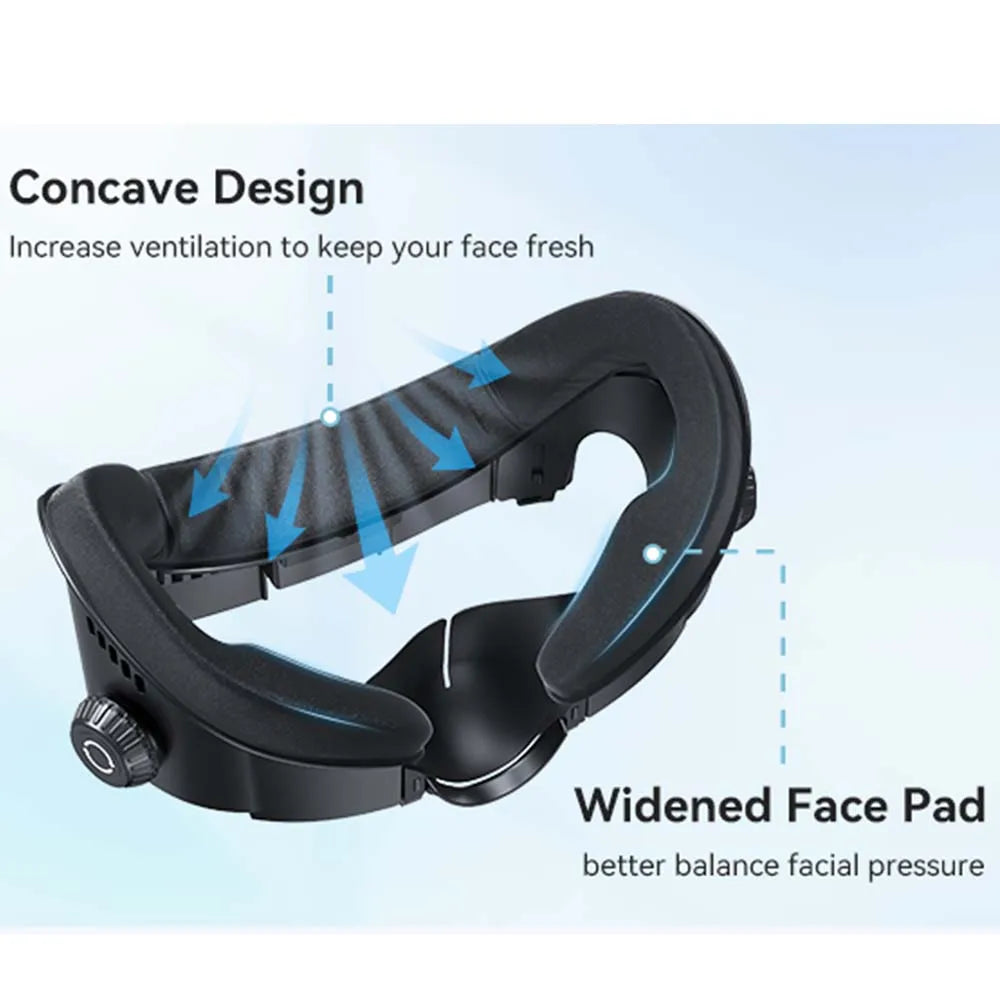Meta Quest 3 Facial Interface Ice Silk Pad - Breathable VR Accessory Tidesmit