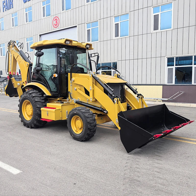 Customized China Factory 4X4 Mini Excavator Towable Backhoes Price Tractor Backhoe Excavator Loader