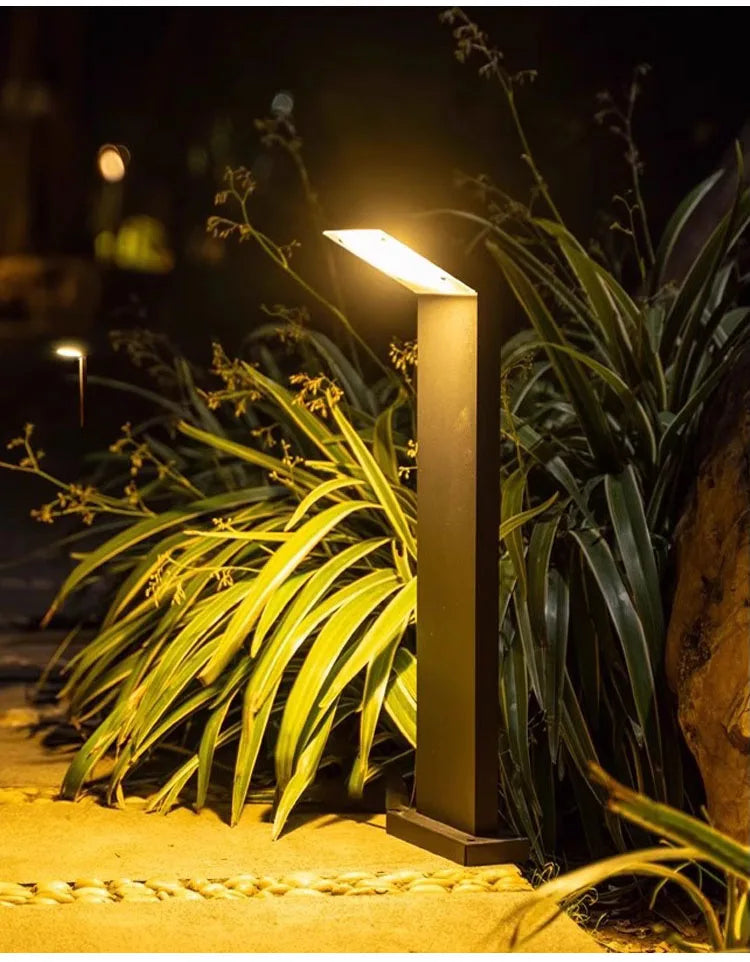 Waterproof IP65 LED Lawn Light AC85~265V 12W Seven Aluminum Street lamp For Garden Path Landscape Villa Courtyard Villa Decorate
