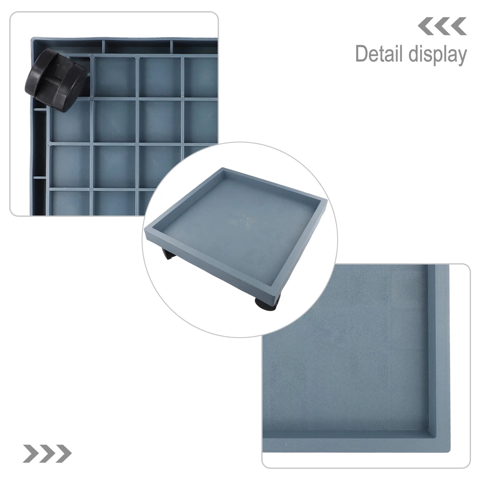 Industrial Design Outdoor Gardening Movable Wheel Tray Plant Container Tray Does Not Scratch Floor Maneuverability