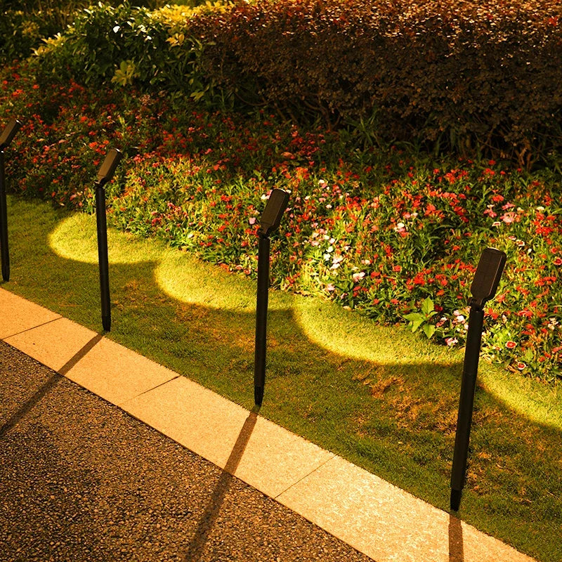 1-4pcs LED Solar Landscape Lights Outdoor IP65 Waterproof Solar Light Solar Garden Spotlight for Yard Lawn Walkway Courtyard
