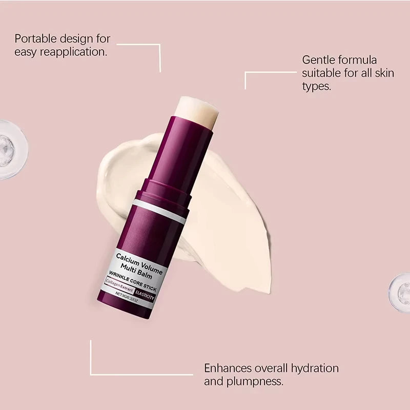 Tidesmit lyp318 Volume Multi Balm texture close-up for deep moisturizing collagen anti-wrinkle facial makeup