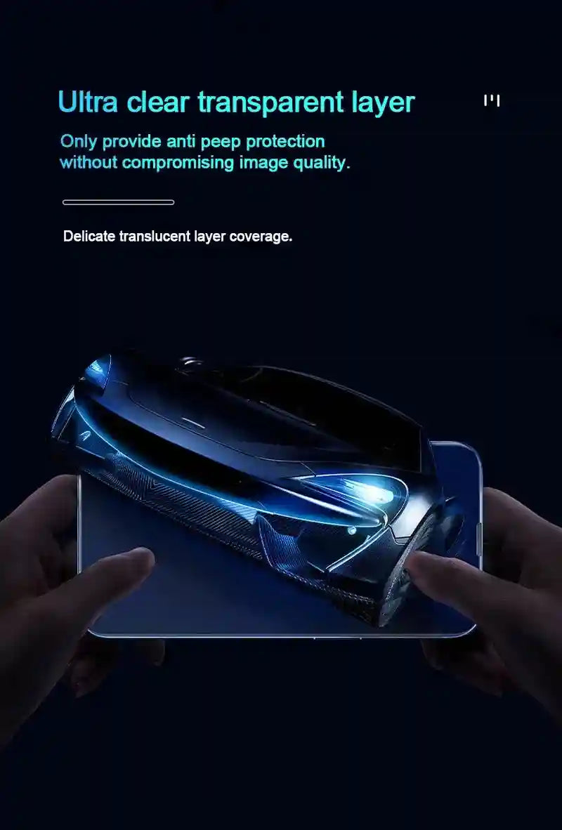 Privacy Screen Protector for iPhone | 9H Tempered Glass Anti-Spy AE Tidesmit