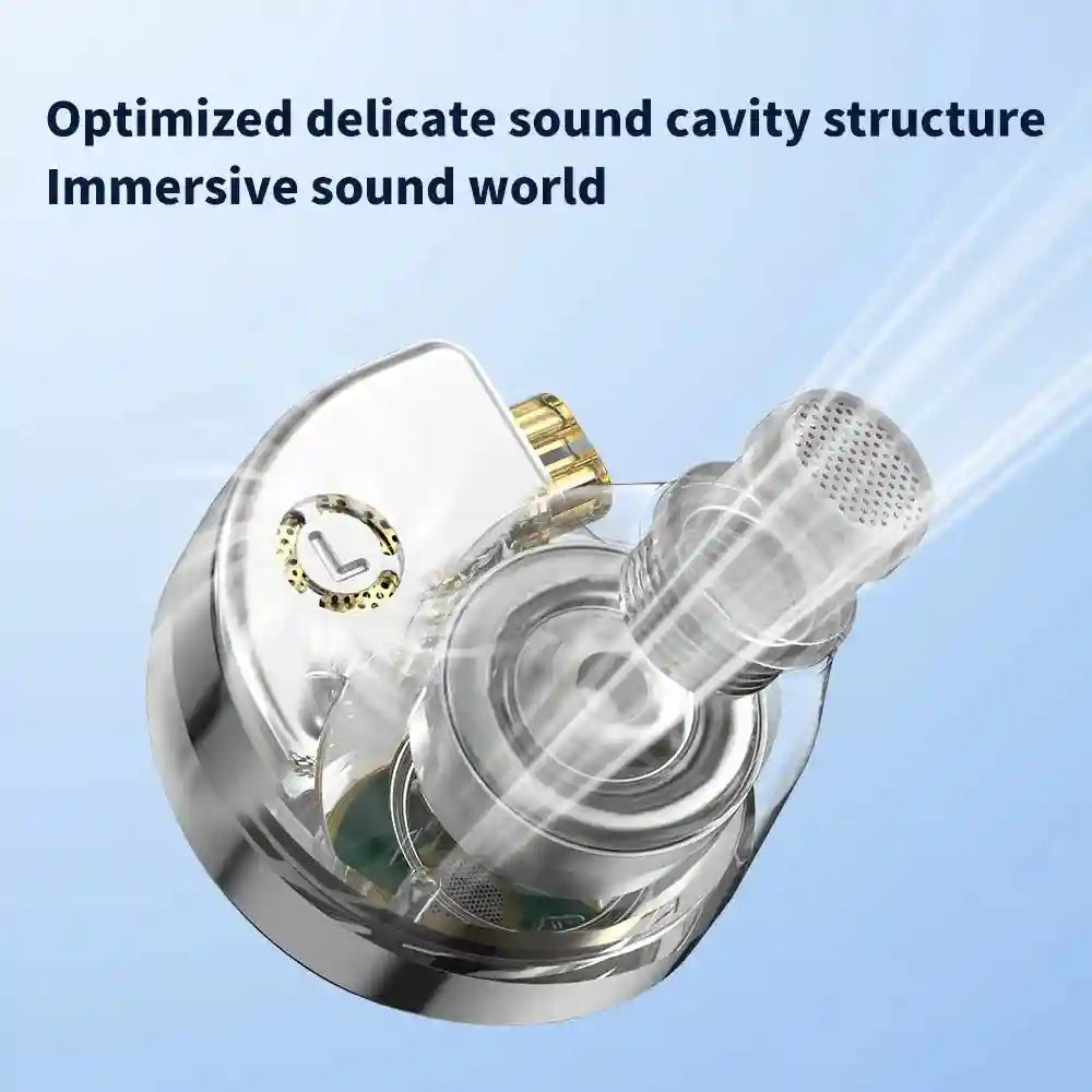 TRN Conch IEMs with DLC Dynamic Driver and Precision Tuning Nozzles Tidesmit