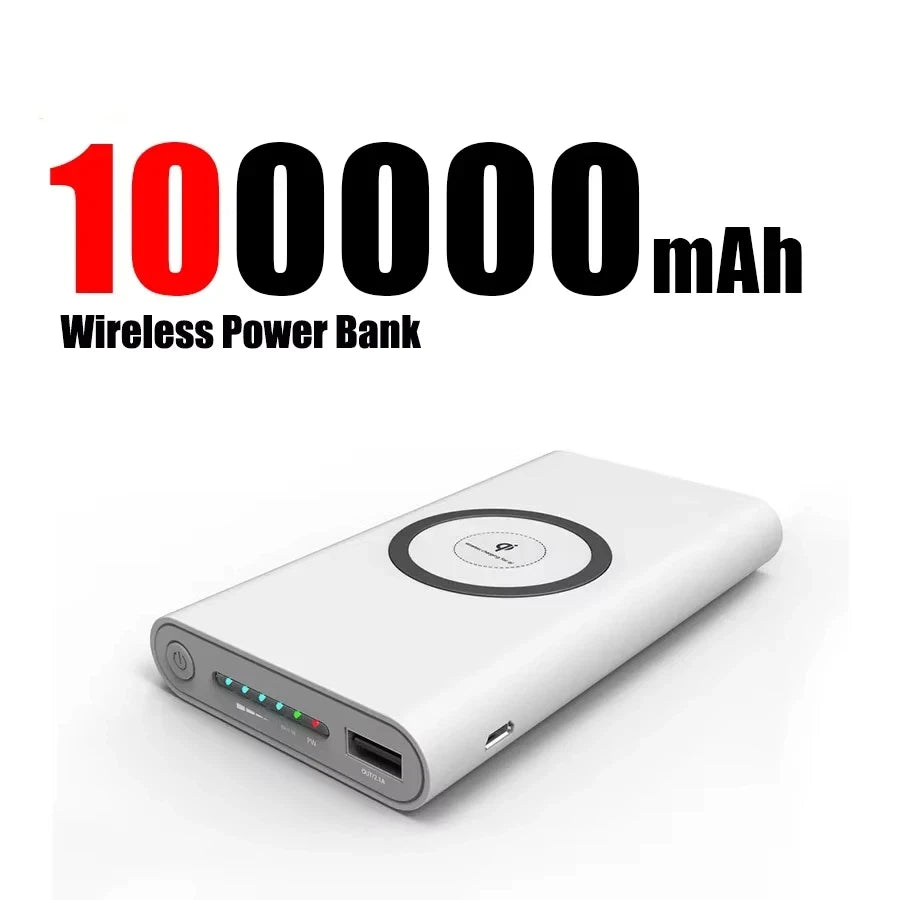 Tidesmit 50000mAh Fast Charging Power Bank with PD USB-C White 100000mAh Tidesmit