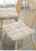 Corduroy Cushion Office Chair Cushion Plaid Thickened Student Dining Chair Cushion Bedroom Bay Window Tatami Sofa Floor Cushion