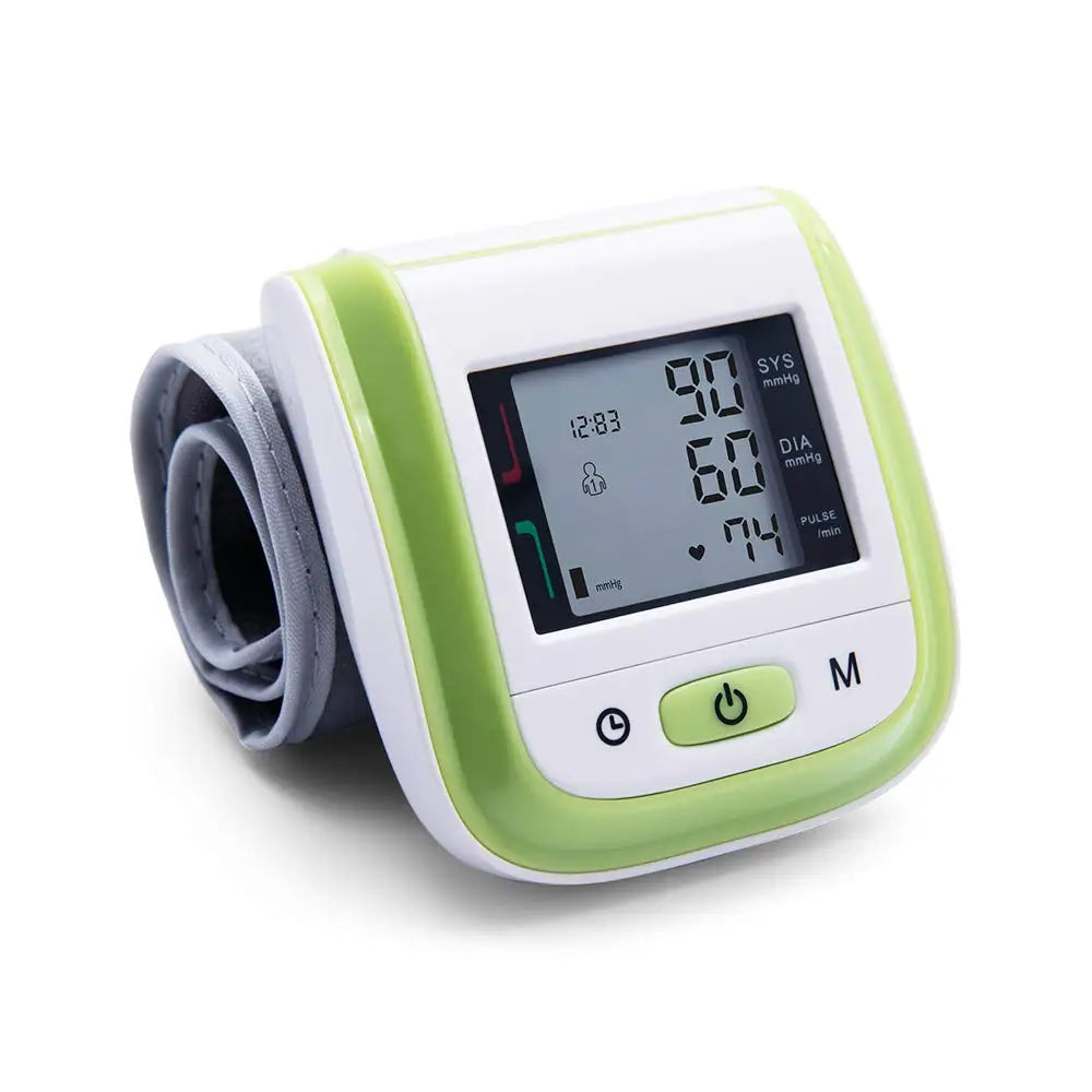 JianYouCare Medical Digital LCD Wrist Automatic Blood Pressure Monitor sphygmomanometer PR Heart Beat Rate Pulse Mete Tonometer