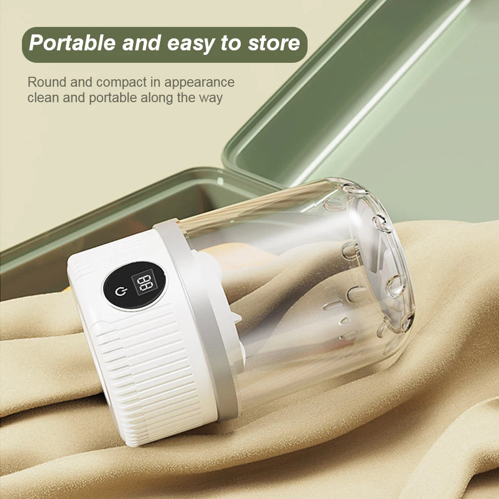 Tidesmit cordless mini washing machine and automatic laundry cup for efficient baby clothes cleaning